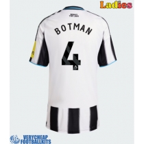 Newcastle United Sven Botman #4 Replica Home Shirt Ladies 2025-26 Short Sleeve